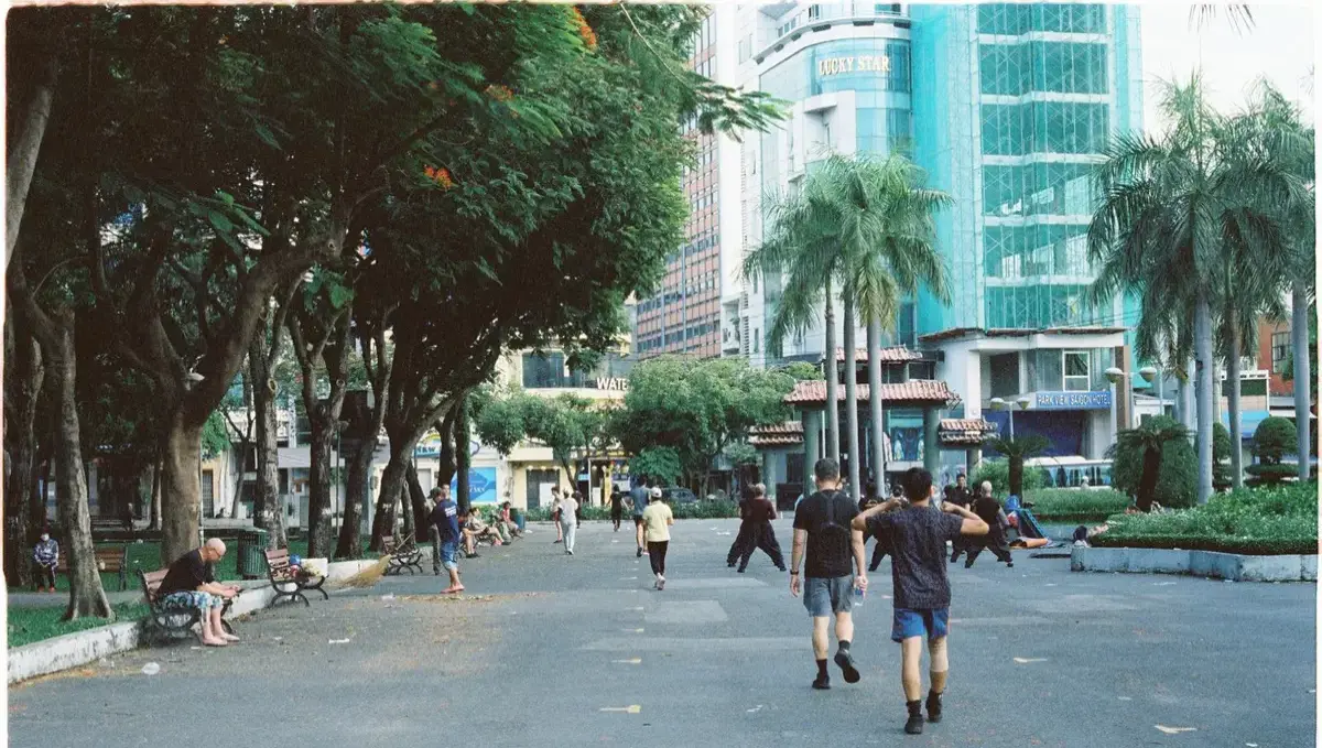 Pham Ngu Lao backpacker area in Ho Chi Minh City